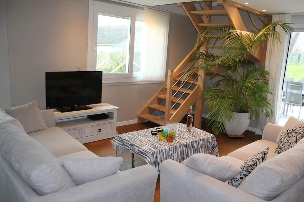 L'Augustine, Maison Contemporaine A La Campagne ! Le Tilleul Exteriér fotografie